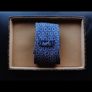 SOLD - Blue & Yellow Hermès Tie